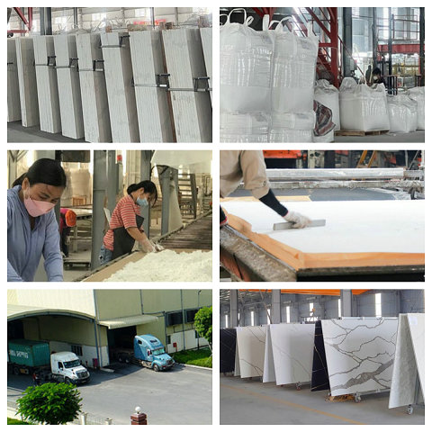 quartz tops factory